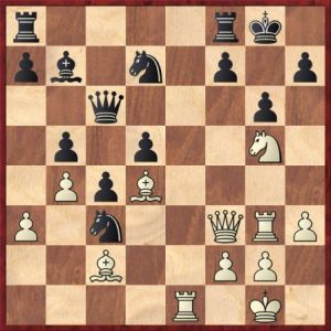 Problem 12: Winning move is: Qh5 & if gxQ Ne6#
